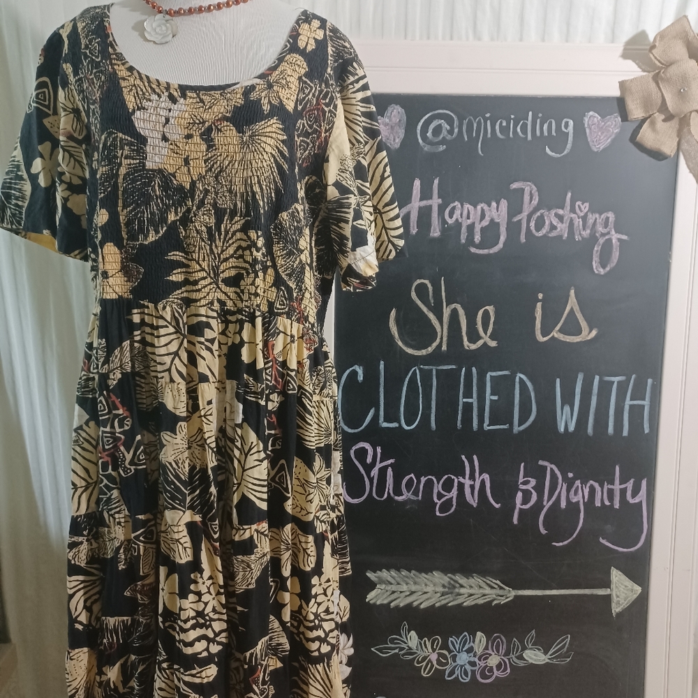 Vermont Country Store, Women's dress, 1X